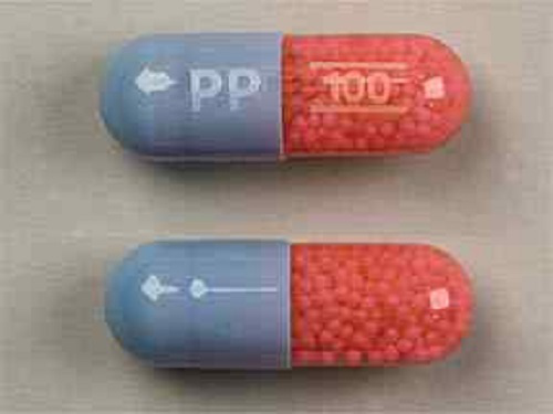 Generic RX Itraconazole for pet care capsules in red and blue design for easy administration.