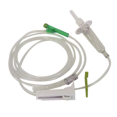 Generic Supplies pet IV set 15 drop with clear tubing and secure connectors for veterinary use