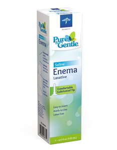 PRN Saline Enema Laxative with Comfort Tip, a safe enema for pets, easy to use and latex free