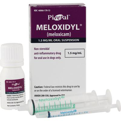 Meloxidyl 1.5 MG ML oral suspension for dogs, an affordable pet pain relief option