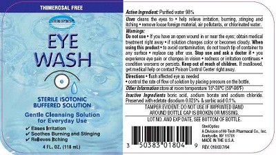 Generic Supplies pet eye wash solution in a 4 oz bottle for gentle eye cleansing