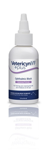 Vetericyn Eye Wash for Pets in a 4-ounce bottle for soothing pet eye irritations
