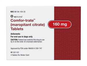 Cerenia injectable solution from Zoetis for treating nausea and vomiting in dogs